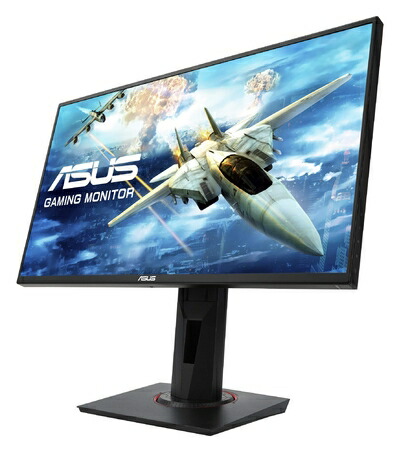 【中古】 ASUSゲーミングモニター24.5インチ VG258Q(1ms/144HZ/HDMI/DP/DVI/スリムベゼル/G-SYNC?対応/FreeSync対応/フリッカーフリー/昇降ピボット/VESA)