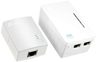 【中古】 TP-Link WiFi 中継機 PLCアダプター TL-WPA4220 KIT 11n 300Mbps 無線LAN 有線LAN コンセント 2台 キット 総務省指定