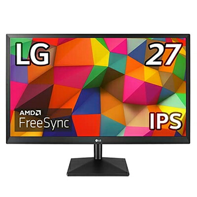 【中古】 【 限定】LG モニター ディスプレイ 27EA430V-B 27インチ/フルHD/IPS 非光沢/HDMI,DVI,D-Sub/FreeSync対応/フリッカーセーフ、ブルーライト低減機能