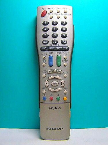 【中古】 読みやすい テレビ受像機遠隔操作 GA366WJSA