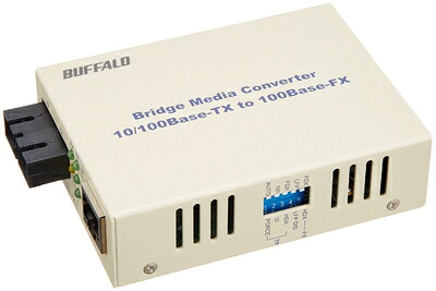 【中古】 BUFFALO 光メディアコンバータ 2芯マルチモード 100BASE-TX:100BASE-FX(SC) 2km LTR2-TX-MFC2R｜Haute Produit