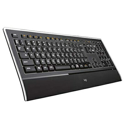 【中古】 ロジクール イルミネート キーボード K740 ワイヤレスキーボード 有線 充電式 windows 薄型 有線キーボード 国内正規品|Haute Produit