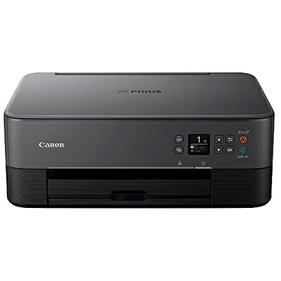 【中古】 Canon 印刷工 A4インクジェット練りあわせる機 PIXUS TS5430 黒いこと 2021年模範例 テレ細工物向け 4色・押し並べて型・相応うインキBC-360/361続きもの