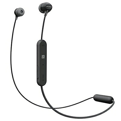 【中古】 ソニー ワイヤレスイヤホン WI-C300 : Bluetooth対応 最大8時間連続再生 マイク付き 2018年モデル ブラック WI-C300 B