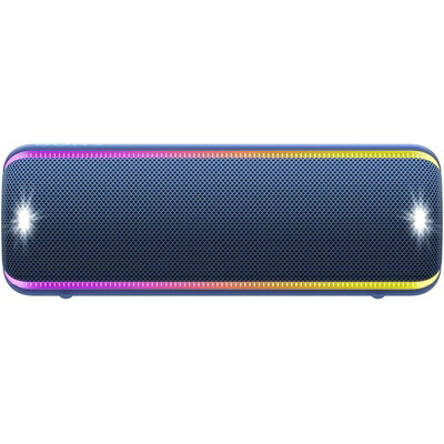 【中古】 ソニー ワイヤレスポータブルスピーカー SRS-XB32 : 雨合羽 / 防塵 / 防錆 / Bluetooth / 重低音部 / 最大限度24第四次元年代順の連続生まれ変わり 2019年模範例 / マイクロホン付き添い人/ 青み SRS-XB32 L