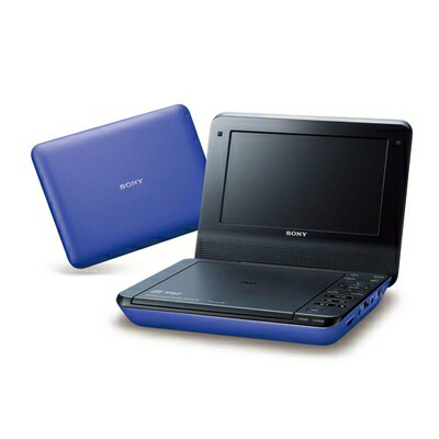 【中古】 ソニー 7V型 ポータブルDVDプレーヤー 内蔵バッテリー搭載 約4時間連続再生可能 ブルー DVP-FX780 LC