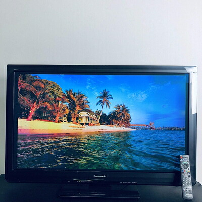 【中古】 パナソニック 42V型 液晶テレビ ビエラ TH-P42GT3 フルハイビジョン 2011年モデル｜Haute Produit