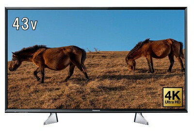 【中古】 パナソニック 43V型 液晶テレビ ビエラ TH-43EX750 4K USB HDD録画対応 2017年モデル