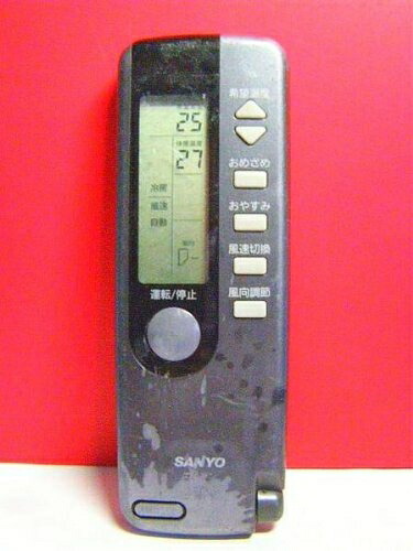 【中古】 三洋電機 サンヨー エアコンリモコン RCS-AVR2A(K)