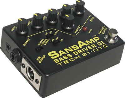 【中古】 TECH21 サンズアンプ SansAmp BASS DRIVER DI ベース専用DIボックス 【国内正規品】|Haute Produit