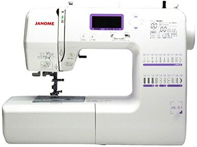 【中古】 ジャノメ JANOME コンピューターミシン 「【商品説明】DVD付き」 JN-51｜Haute Produit