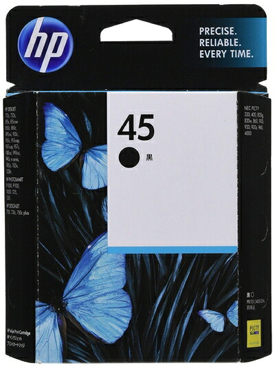 【中古】 HP 45 純正 インクカートリッジ 黒 ブラック 51645AA#003【国内正規品】|Haute Produit