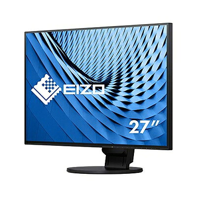 【中古】 EIZO FlexScan 27.0in 見せびらかす管する (4K UHD/IPSダイアログボックス/ノングレア/黒いこと/USB Type-C積み上げる/\u0026無輝点) EV2785-BK