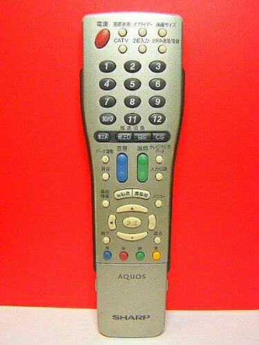【中古】 読みやすい テレビ受像機遠隔操作 GA465WJSA