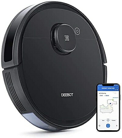 【中古】 【1価関数役立つこと】DEEBOT OZMO 920 エコバックス 自動人形掃き出す機 複数形階1価関数役立つこと 仮想的ウォール 水拭き 豪然たる吸いあげる 除菌率99.26% 長時間動く フローリング/畳/引っ敷き掃き出す スマホ連絡 Alexa相応う 黒いこと ECOVACS直営店制限事項2年 丸い・円い