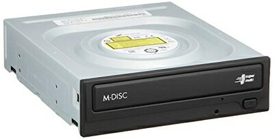 【中古】 日立LGデータストレージ 24倍速対応スーパーマルチDVDドライブ ブラック ソフト付き GH24NSD5 BL BLH