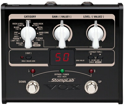 【中古】 VOX(ヴォックス) ヴォックス ギター用・コンパクト・マルチエフェクター StompLab SL1G