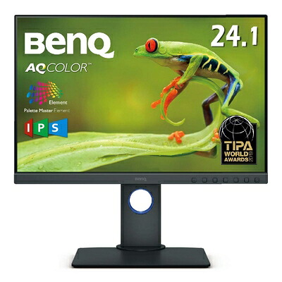 【中古】 BenQ SW240 カラーマネジメントモニター (24.1インチ/WUXGA 1920 x1200/IPS/16:10/AdobeRGB 99%/DCI-P3 95%/HWキャリブレーション対応/AdobeRGB/写真編集用)