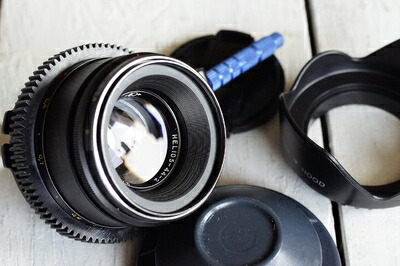 【中古】 HELIOS 44-2 2/58mm PLシネマ 35mm 4Kレンズ PLマウントレッドOne A