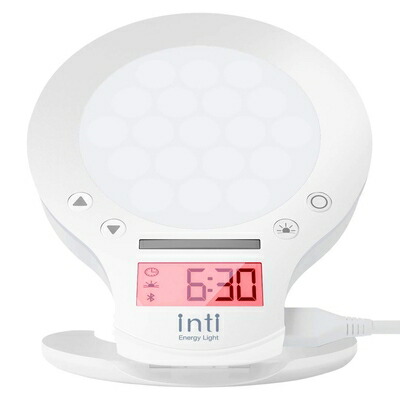【中古】 moonmoon inti4s 光 目覚まし時計 ( ライト / アラーム ) めざまし時計 デジタル時計 (スマホ連動/ スヌーズ機能) 光目覚まし 睡眠 快眠 安眠
