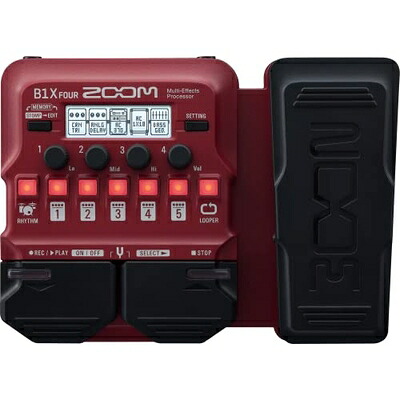 【中古】 ZOOM ズーム ベース用 マルチエフェクター B1X FOUR