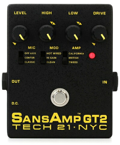 【中古】 TECH21 SANSAMPギター用 チューブアンプ・シミュレーター GT2 【国内正規品】 46,500円