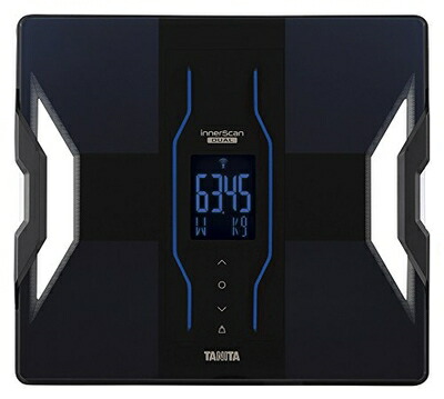 【中古】 タニタ 体組成計 スマホ 50g 日本製 ブラック RD-907 BK 医療分野の技術搭載/スマホでデータ管理 インナースキャンデュアル