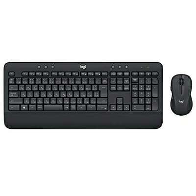 【中古】 Logicool(ロジクール) マウス ワイヤレスキーボード セット MK545 静音 キーボード ワイヤレスコンボ パームレスト チルトレッグ搭載 長電池寿命 高耐久性 Unifying 国内正規品｜Haute Produit