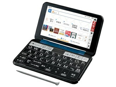 【中古】 シャープ PW-B1-K カラー電子辞書 Brain 大学生・ビジネスモデル ネイビー系｜Haute Produit