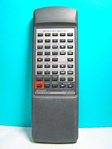 【中古】 読みやすい オーディオ遠隔操作 MD-ZV30 RRMCG0087AWSA