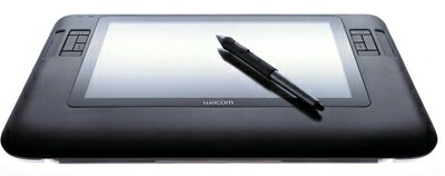 【中古】 Wacom 液晶タブレット 薄型17mm、12.1インチ液晶 画面にダイレクトに、ペンで描く Cintiq12WX DTZ-1200W/G0