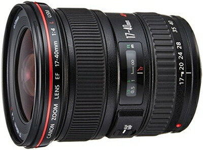 【中古】 Canon 広角ズームレンズ EF17-40mm F4L USM フルサイズ対応