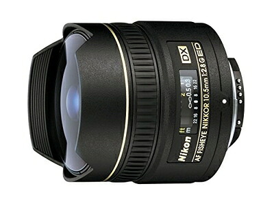 【中古】 Nikon フィッシュアイレンズ AF DX fisheye Nikkor ED 10.5mm f/2.8G ニコンDXフォーマット専用｜Haute Produit 29,323円