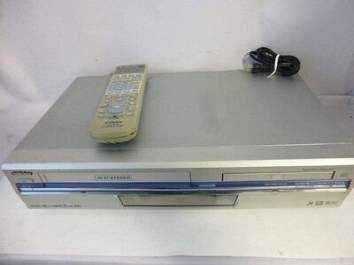 【中古】 JVCケンウッド ビクター DVDプレーヤー一体型VHSビデオ HR-DF3｜Haute Produit
