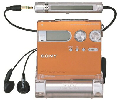 【中古】 SONY MZ-N910 D MDウォークマン (オレンジ色)