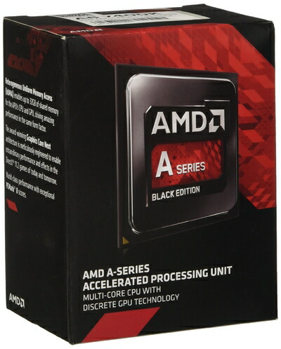 【中古】 AMD A-series プロセッサ A6 7400K Black Edition Socket FM2+ AD740KYBJABOX