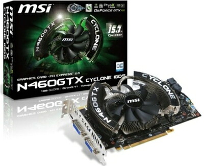 【中古】 MSI グラフィックボード for NVIDIA N460GTX Cyclone 1G OC/D5｜Haute Produit