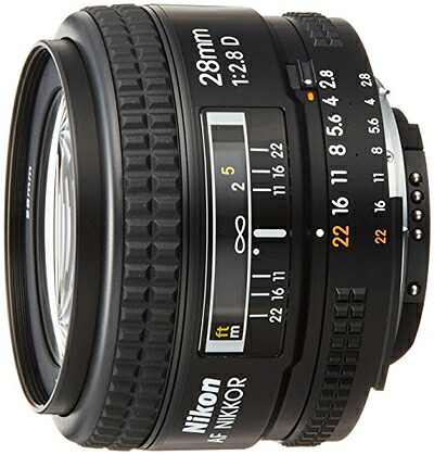 【中古】 Nikon 単焦点レンズ Ai AF Nikkor 28mm f/2.8D フルサイズ対応|Haute Produit