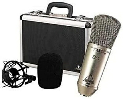 【中古】 Behringer(ベリンガー) ベリンガー コンデンサーマイク キャリングケース付き ラージダイアフラム搭載 カーディオイド特性 真鍮筐体 B-1|Haute Produit