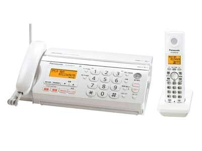 【中古】 パナソニック おたっくす デジタルコードレスFAX 子機1台付き添い人 白いこと KX-PW308DL-W