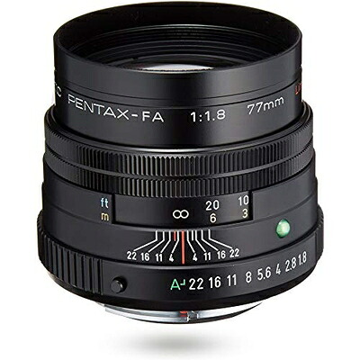 【中古】 smc PENTAX-FA 77mmF1.8 Limited ブラック 中望遠単焦点レンズ 27980｜Haute Produit
