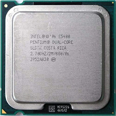 【中古】 インテル Pentium Dual-Core E5400 2.70GHz / 2MBキャッシュ/ 800MHz SLGTK ソケット775 CPUプロセッサー用ITSL。