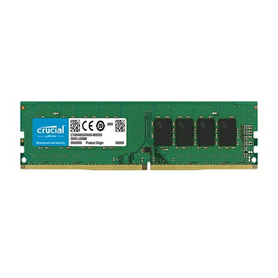 【中古】 Crucial デスクトップ用増設メモリ 16GB(16GBx1枚) DDR4 2666MT/s(PC4-21300) CL19 UDIMM 288pin CT16G4DFD8266