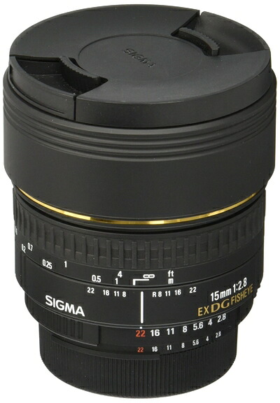 【中古】 シグマ(Sigma) SIGMA 単焦点魚眼レンズ 15mm F2.8 EX DG DIAGONAL FISHEYE ニコン用 対角線魚眼 フルサイズ対応 476441｜Haute Produit