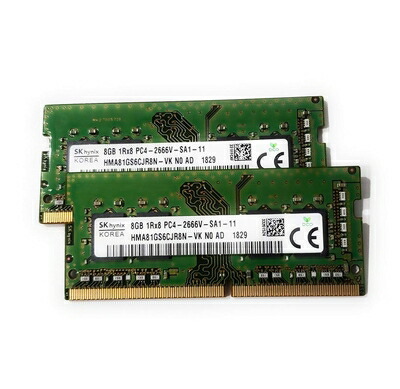 【中古】 純正OEM ノートパソコン SK Hynix Ram HMA81GS6CJR8N-VK 16GB (2X8GB) PC4-21300 DDR4-2666MHz Non-ECC Unbuffered CL19 260-Pin SoDimm 1.2V シングルランク ノートパソコンメモリ(16GB (2x8GB))|Haute Produit