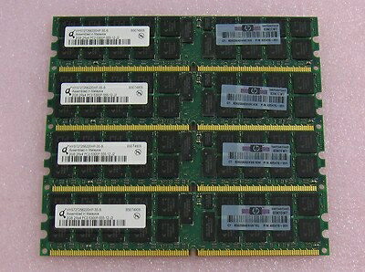 【中古】 8GBメモリ標準セット(2GB*4) H P純正品 server memory 2GB DDR667 PC2-5300P ECC【バルク品】
