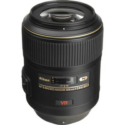 【中古】 Nikon 単焦点マイクロレンズ AF-S VR Micro Nikkor 105mm f/2.8 G IF-ED フルサイズ対応