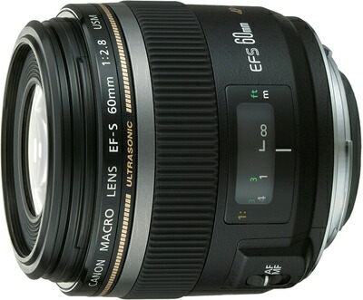 【中古】 Canon 単焦点マクロレンズ EF-S60mm F2.8マクロ USM APS-C対応