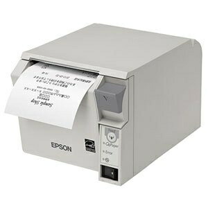 【中古】 エプソン レシートプリンター/前面操作/58mm幅/クールホワイト