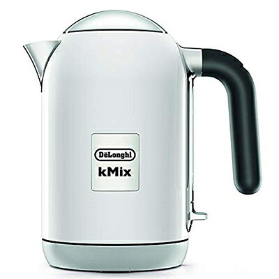 【中古】 De\u0027Longhi (デロンギ) 明かり湯沸かし ケーミックス [kMix] ZJX650J-WH ステンレス鋼 1.0L ワンプッシュオープン 異物合する押しとどめる瀘過器 見分かりやすい水量計 飾り気の無いお取りつくろう [クールホワイト] デロンギファミリー書きとどめるで3年